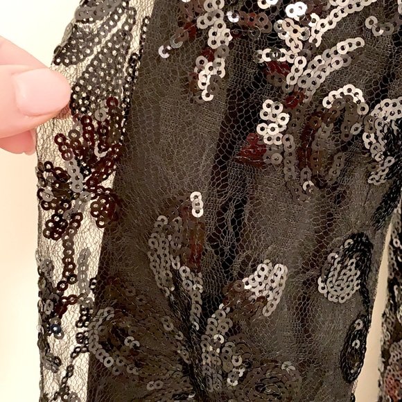 Black Lace Bomber Jacket - Picture 8 of 16